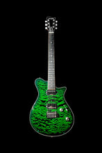 Load image into Gallery viewer, Carneglia Sublime Quilted Top Green Burst