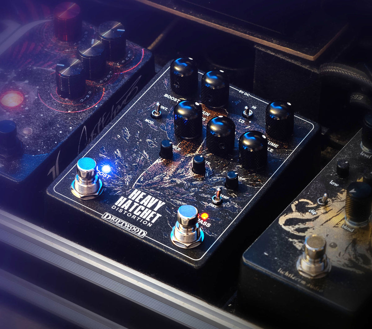 ギター DRIFTWOOD HEAVY HATCHET DISTORTION HEAVY HATCHET DISTORTION PEDAL - Driftwood Amps