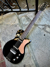 Load image into Gallery viewer, Waterslide Silvertone 'Peanut' Reissue, Rubber Bridge Conversion