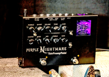 Load image into Gallery viewer, Driftwood Purple Nightmare Tube Preamp Pedal