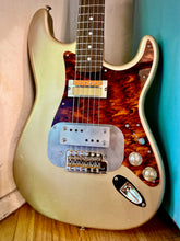 Load image into Gallery viewer, Waterslide Shoreline Gold S-Style Coodercaster