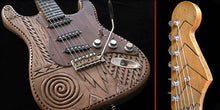 Load image into Gallery viewer, Verrilli Spiral Hand Carved Guitar