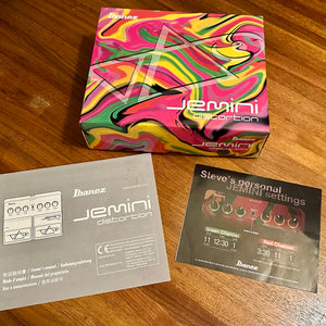 Ibanez Steve Vai Jemini Distortion Swirl