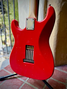 Waterslide Fiesta Red S-Style Coodercaster