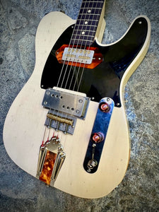 Waterslide T-Style Coodercaster, White Blonde